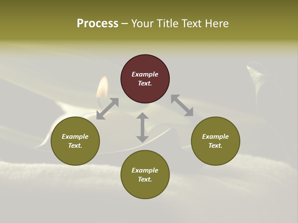 Spa Relax Candle PowerPoint Template