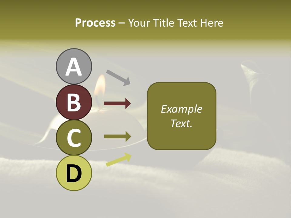 Spa Relax Candle PowerPoint Template