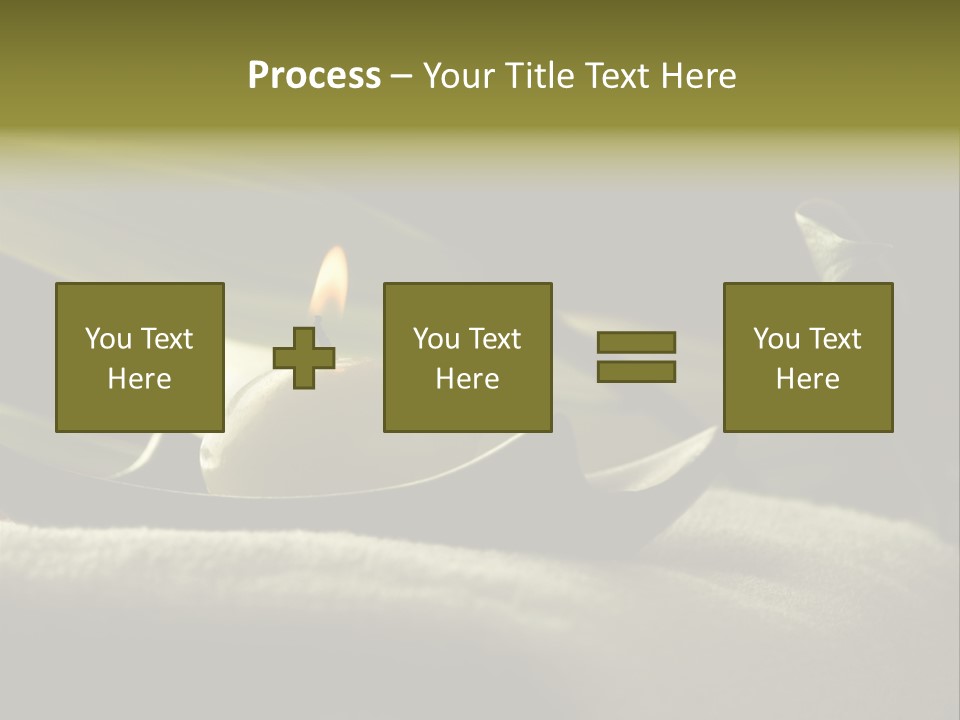Spa Relax Candle PowerPoint Template