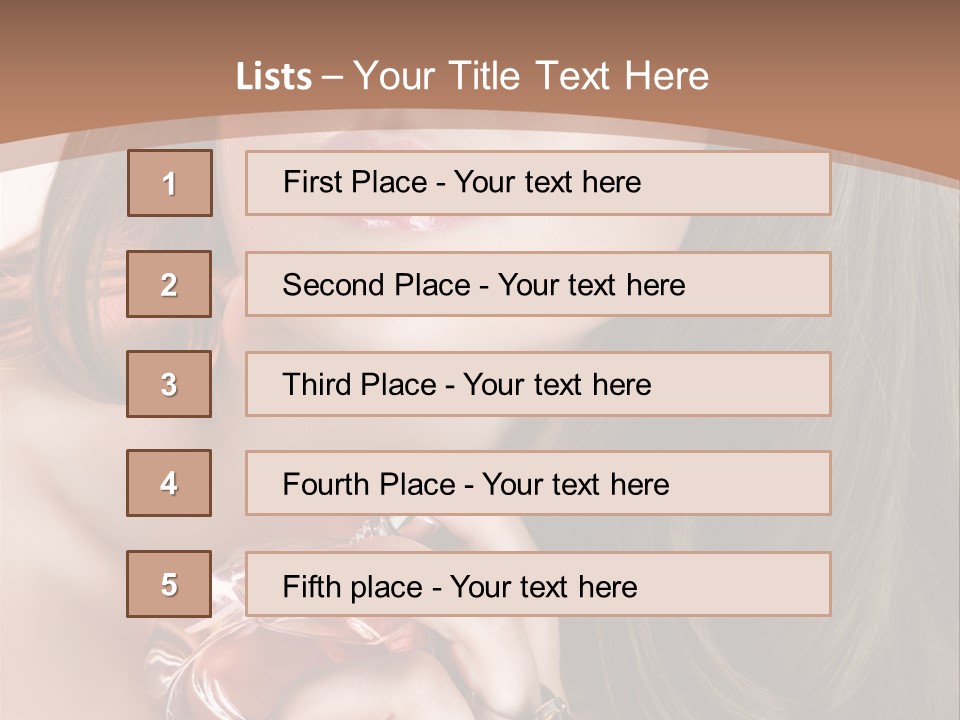Spray Fragrance Perfume PowerPoint Template