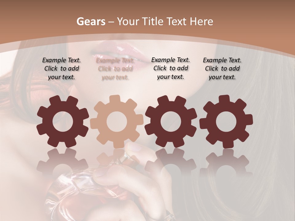 Spray Fragrance Perfume PowerPoint Template