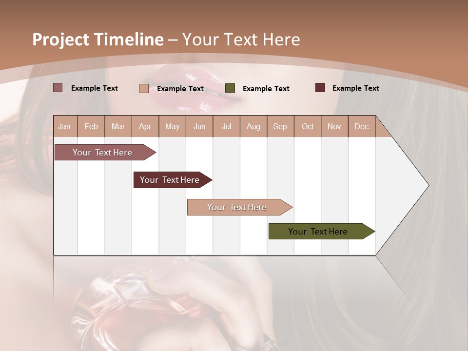 Spray Fragrance Perfume PowerPoint Template
