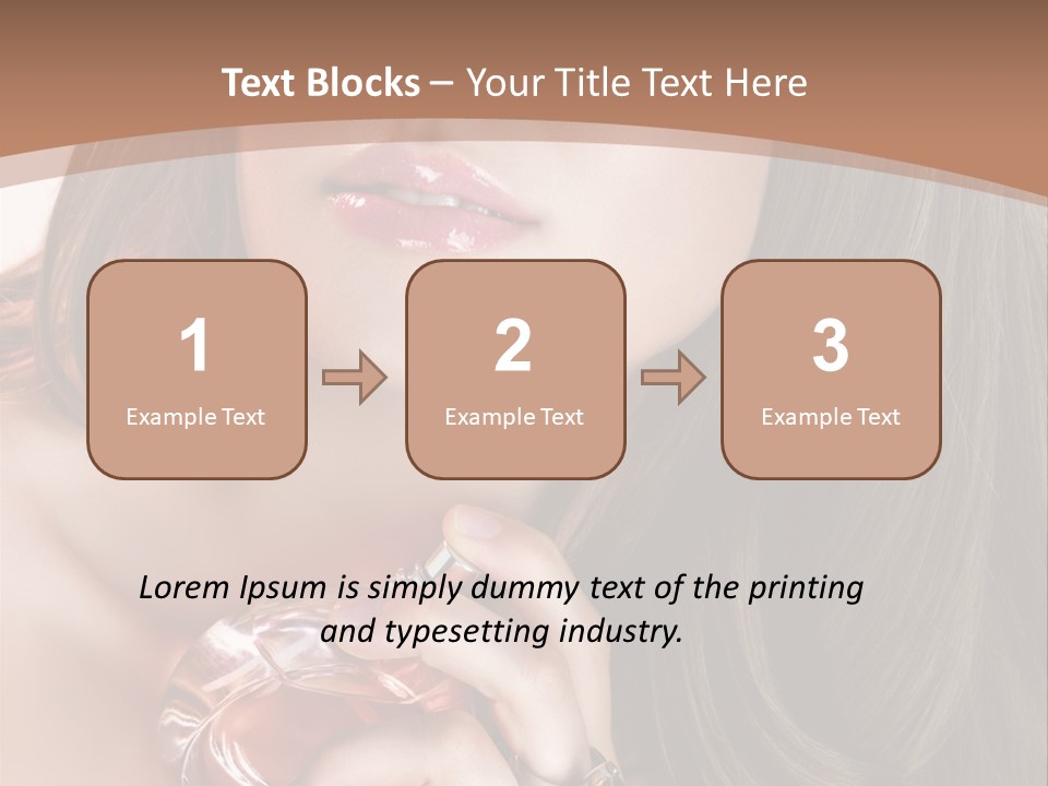 Spray Fragrance Perfume PowerPoint Template