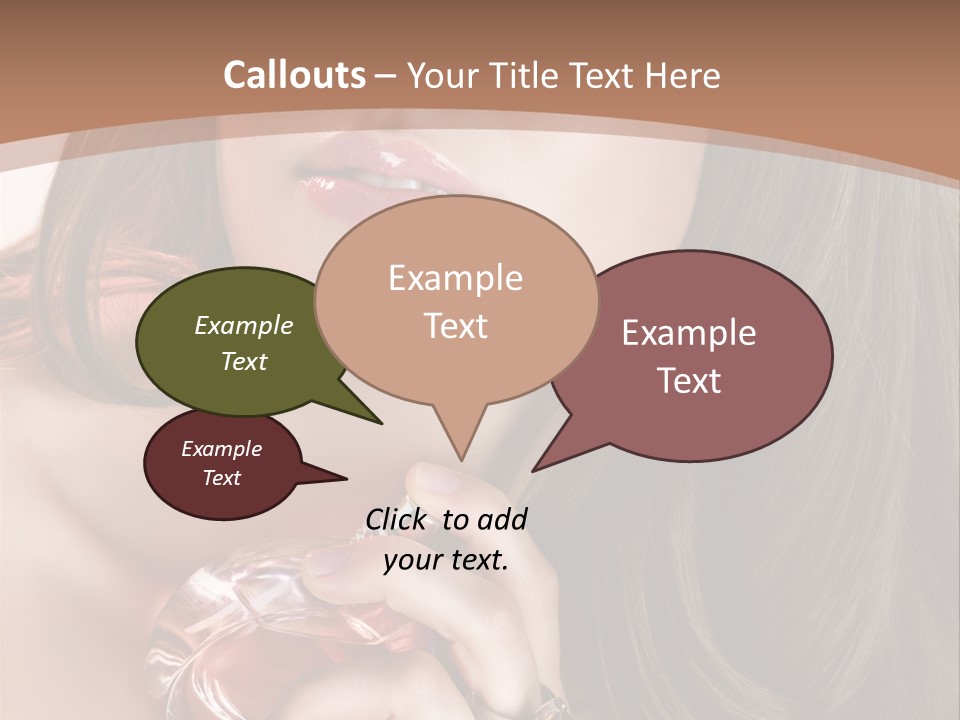 Spray Fragrance Perfume PowerPoint Template