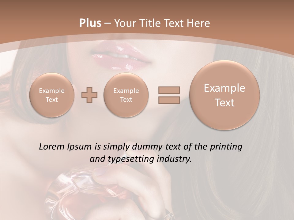 Spray Fragrance Perfume PowerPoint Template