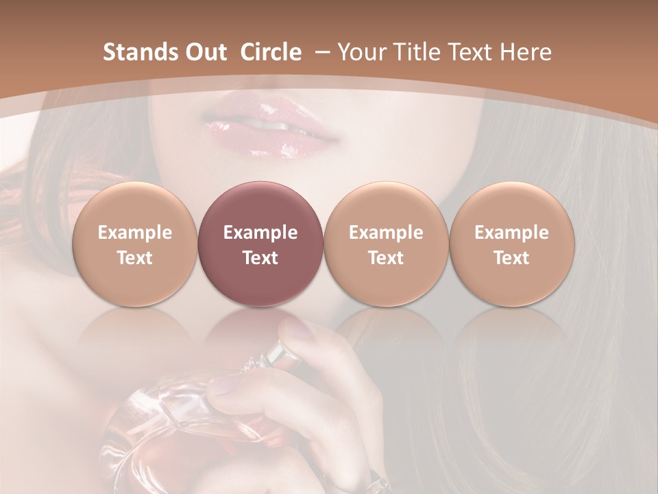 Spray Fragrance Perfume PowerPoint Template