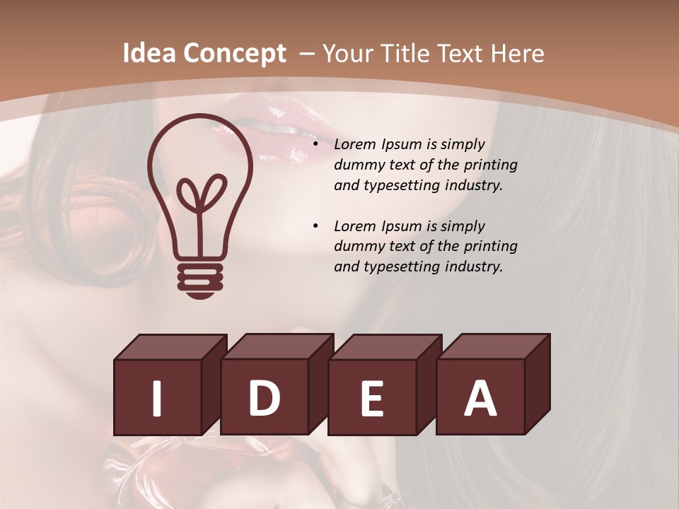 Spray Fragrance Perfume PowerPoint Template