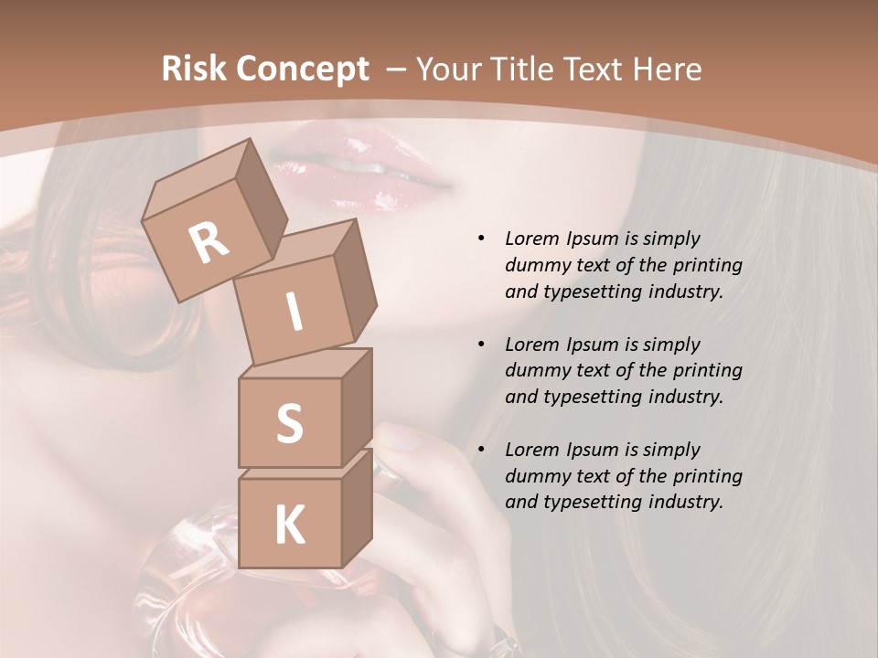 Spray Fragrance Perfume PowerPoint Template