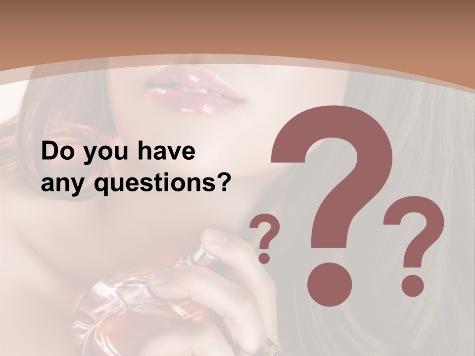 Spray Fragrance Perfume PowerPoint Template