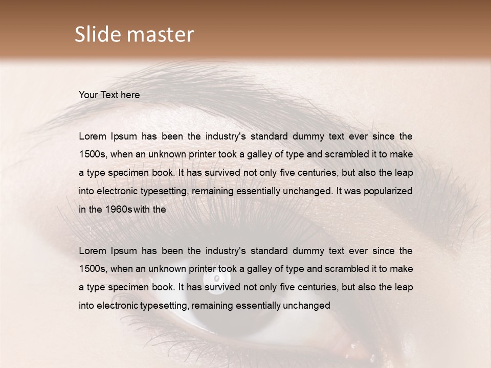 Young Skin Glamour PowerPoint Template