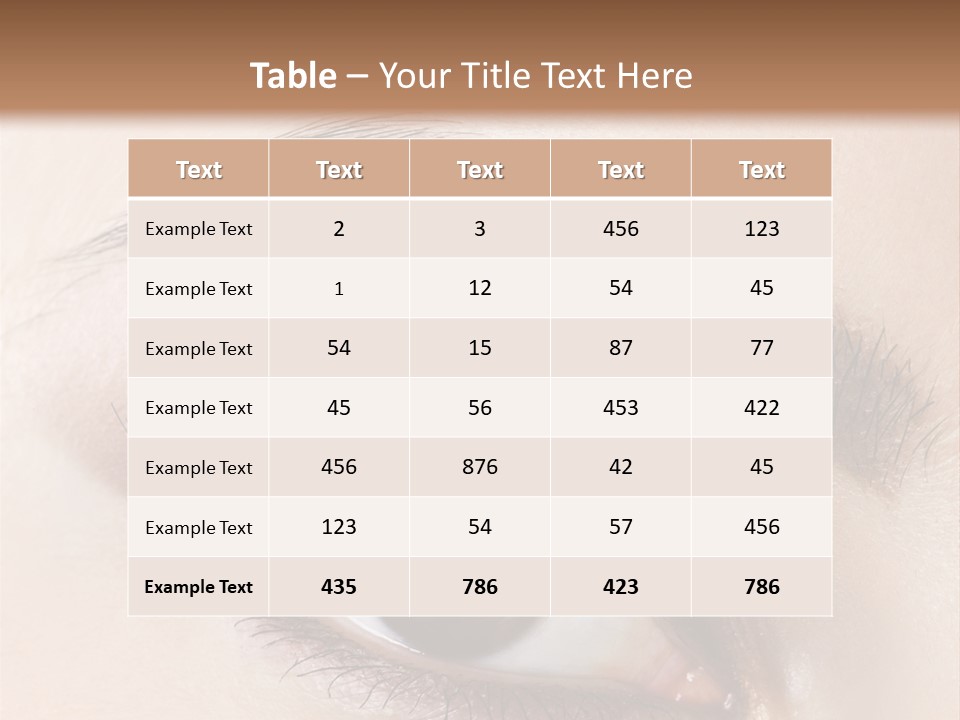 Young Skin Glamour PowerPoint Template