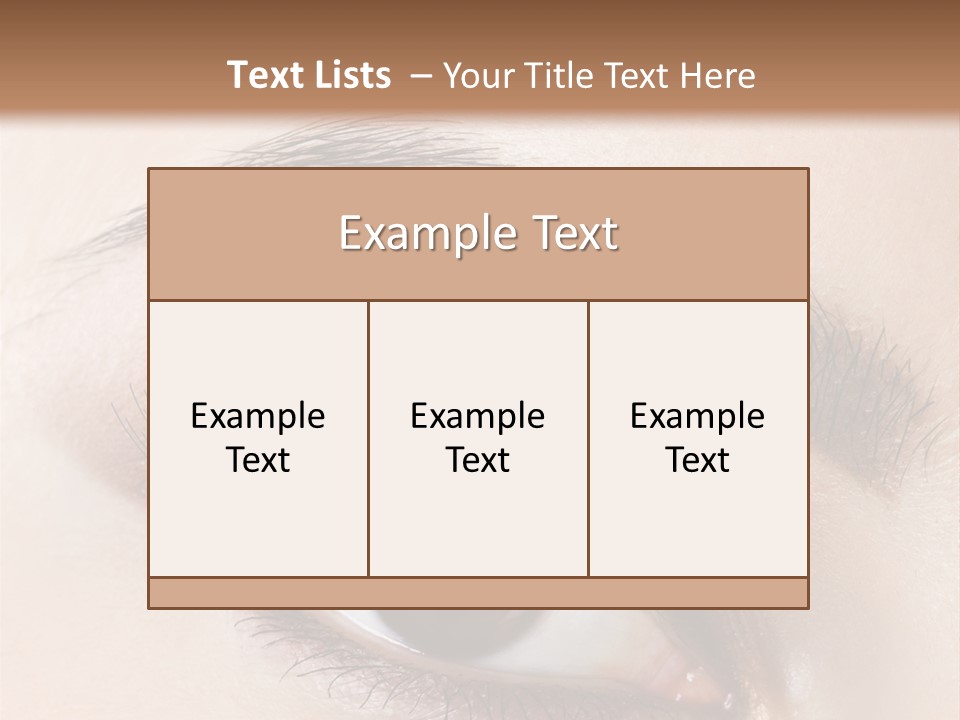 Young Skin Glamour PowerPoint Template