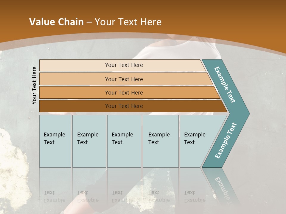 A Woman Is Dancing On A Wooden Floor PowerPoint Template