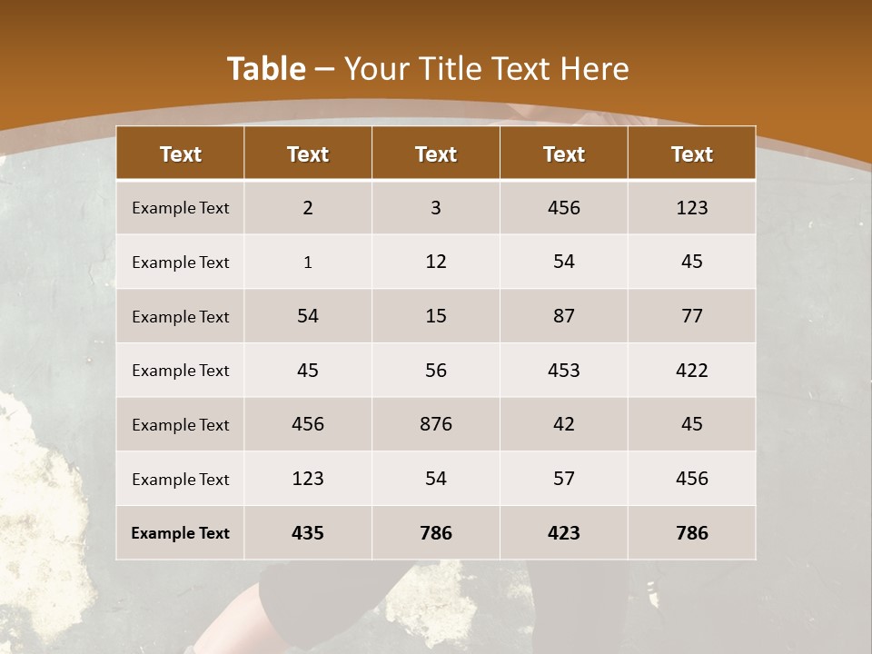 A Woman Is Dancing On A Wooden Floor PowerPoint Template