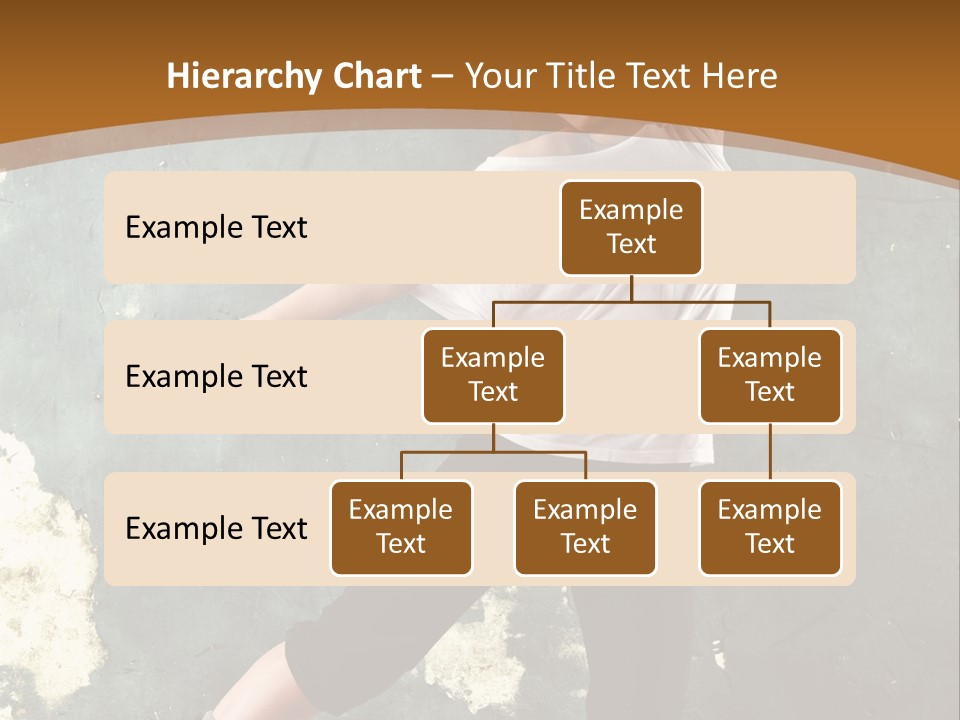 A Woman Is Dancing On A Wooden Floor PowerPoint Template