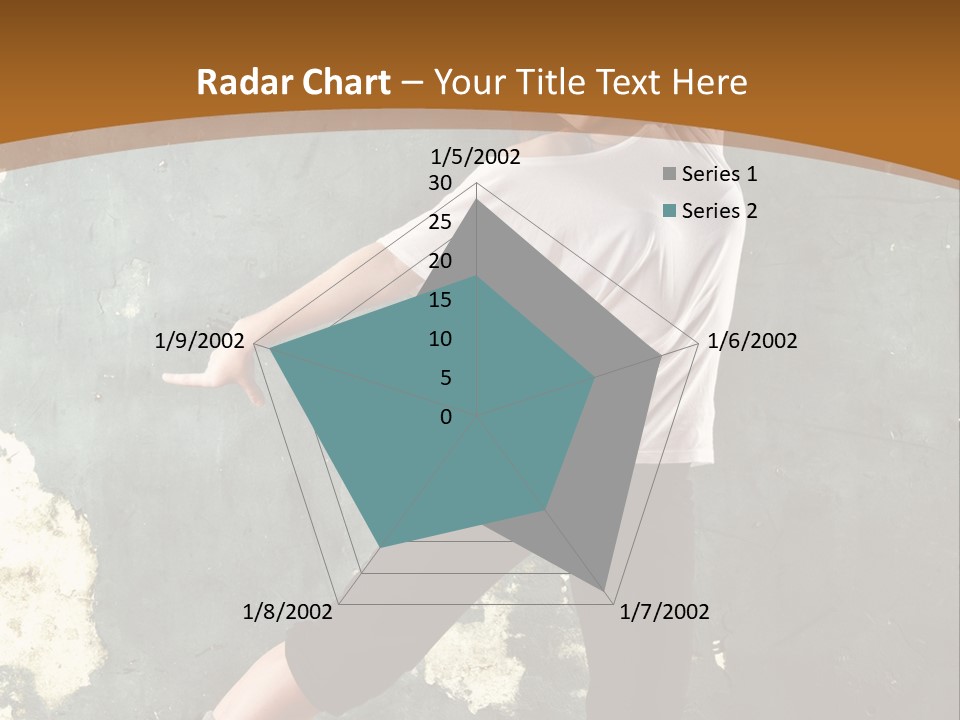 A Woman Is Dancing On A Wooden Floor PowerPoint Template