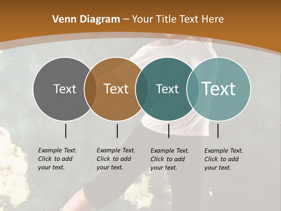 A Woman Is Dancing On A Wooden Floor PowerPoint Template