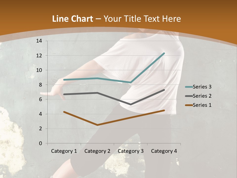 A Woman Is Dancing On A Wooden Floor PowerPoint Template