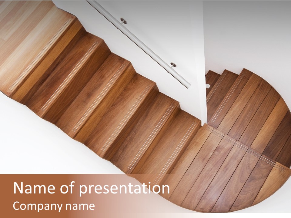 Curve Step Turn PowerPoint Template