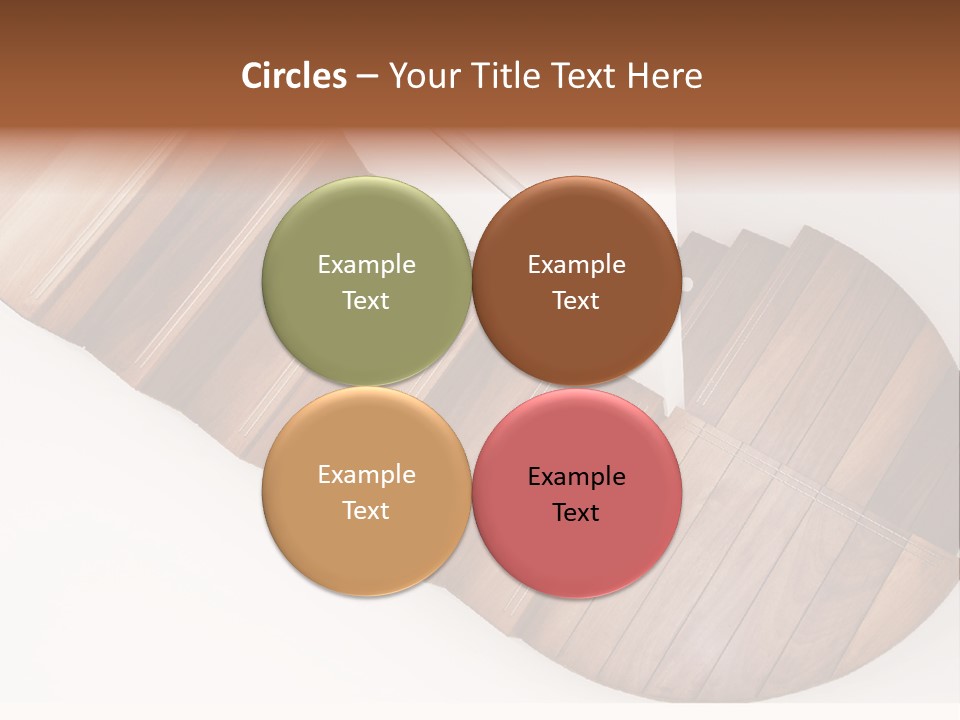 Curve Step Turn PowerPoint Template