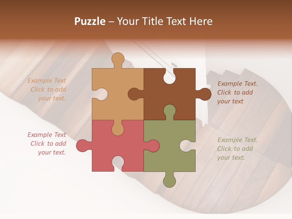 Curve Step Turn PowerPoint Template