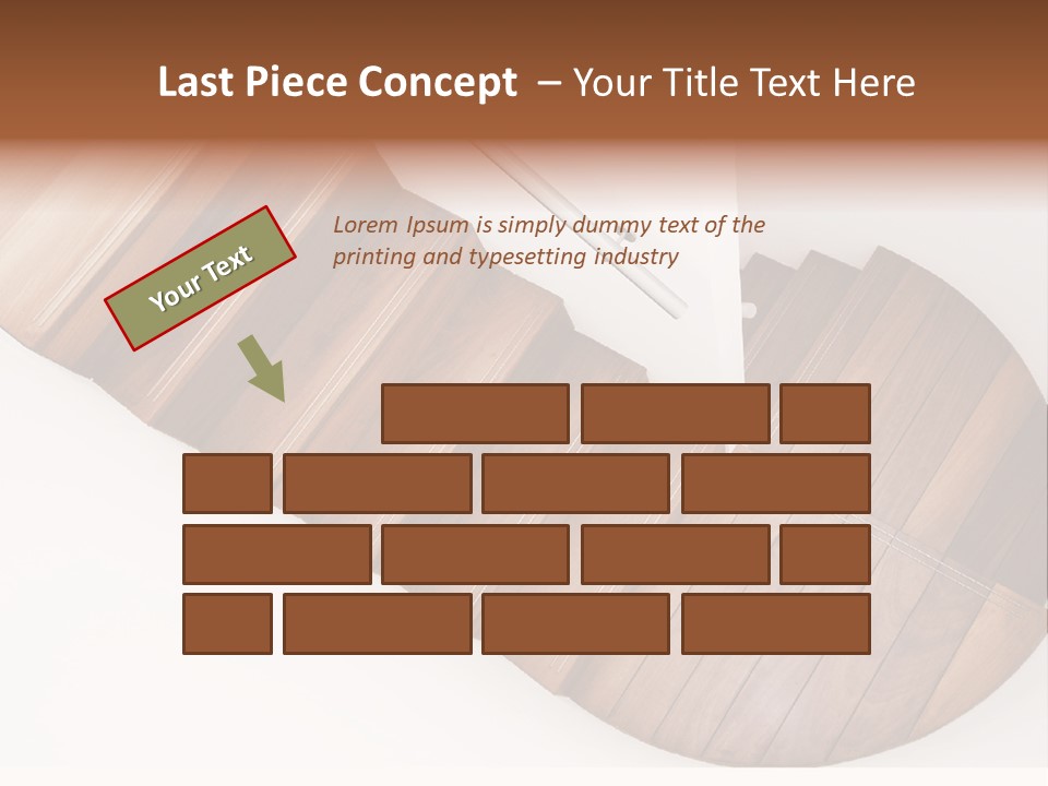 Curve Step Turn PowerPoint Template