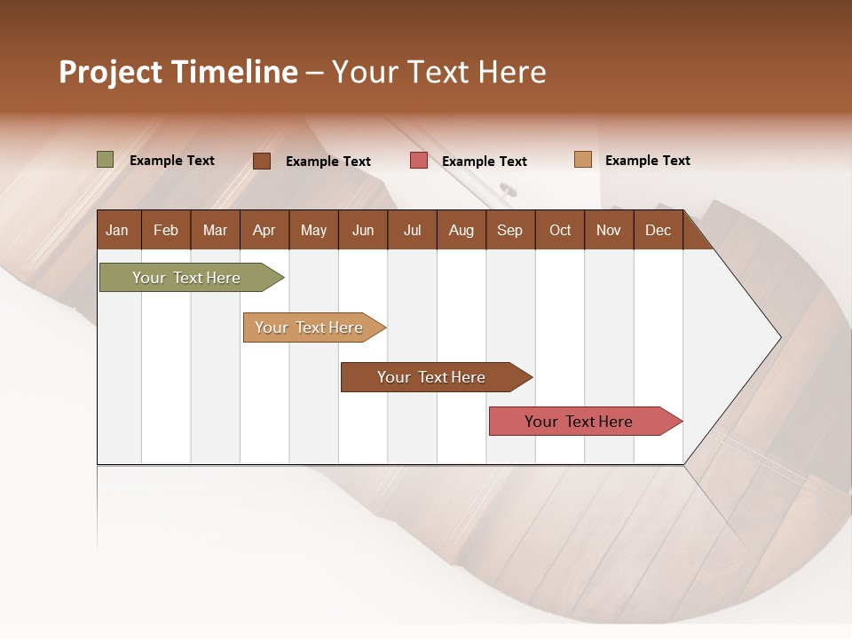 Curve Step Turn PowerPoint Template