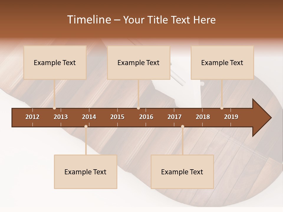 Curve Step Turn PowerPoint Template