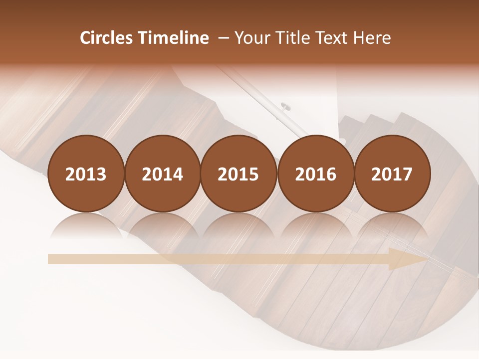 Curve Step Turn PowerPoint Template