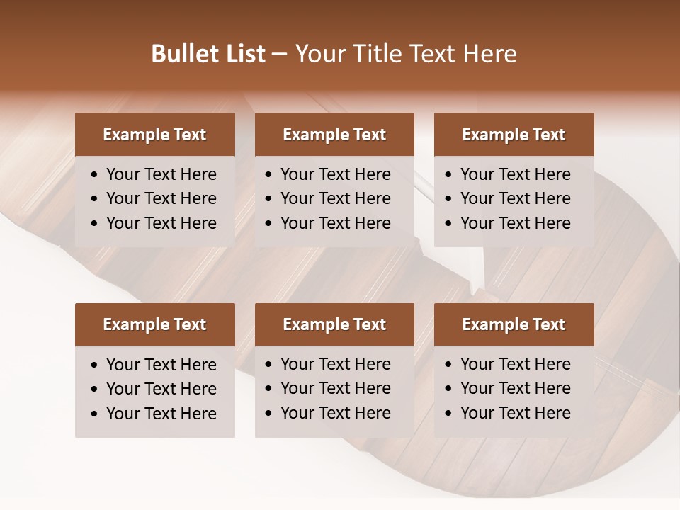Curve Step Turn PowerPoint Template