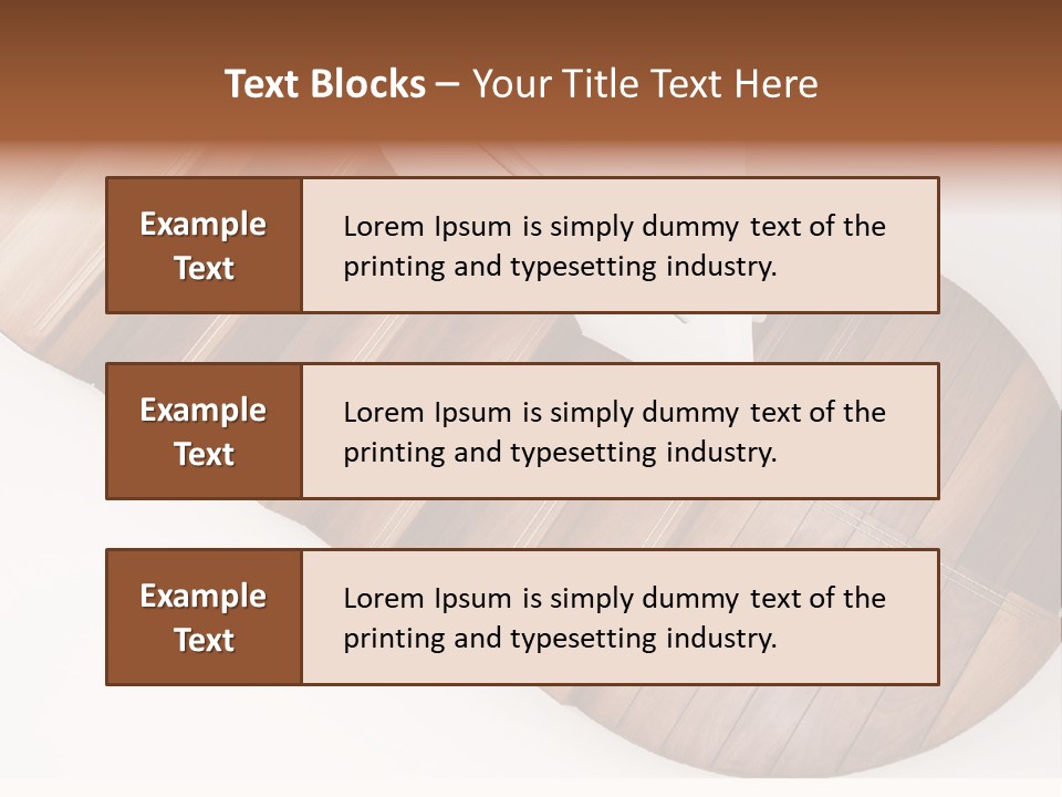 Curve Step Turn PowerPoint Template
