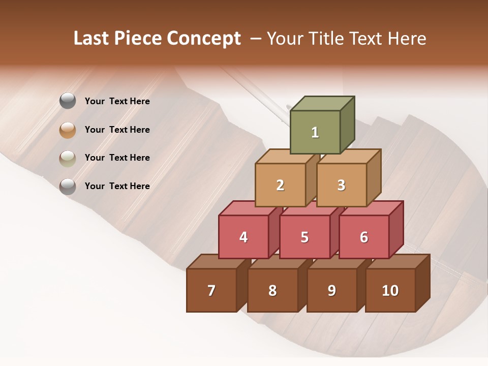 Curve Step Turn PowerPoint Template