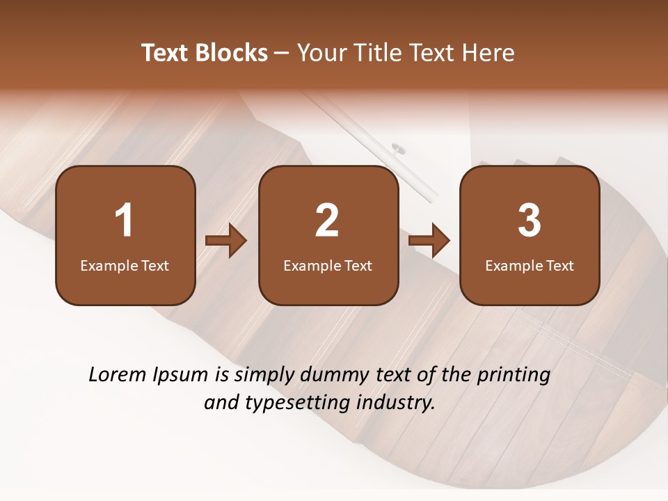 Curve Step Turn PowerPoint Template