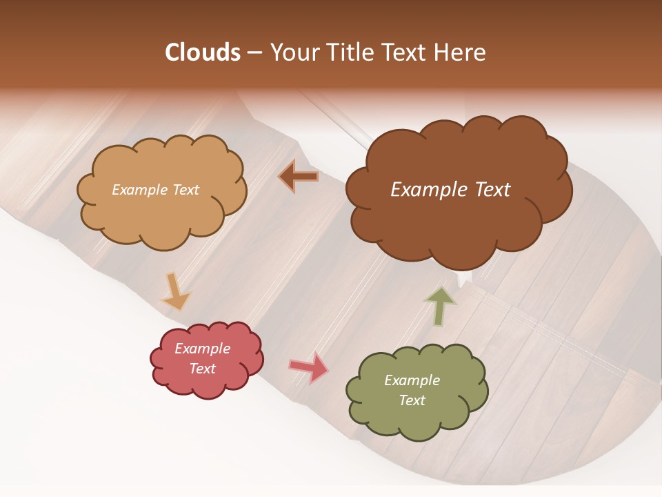 Curve Step Turn PowerPoint Template
