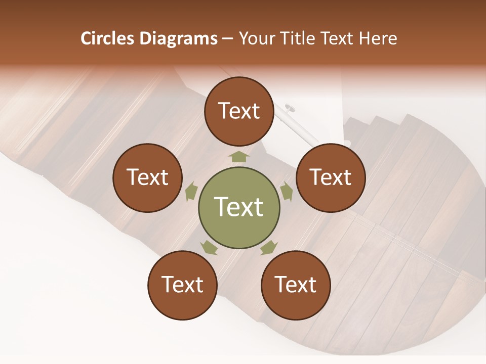 Curve Step Turn PowerPoint Template