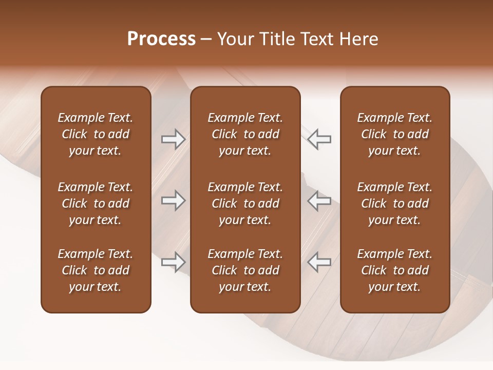 Curve Step Turn PowerPoint Template