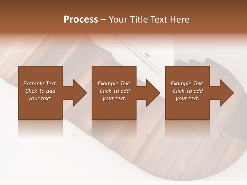 Curve Step Turn PowerPoint Template