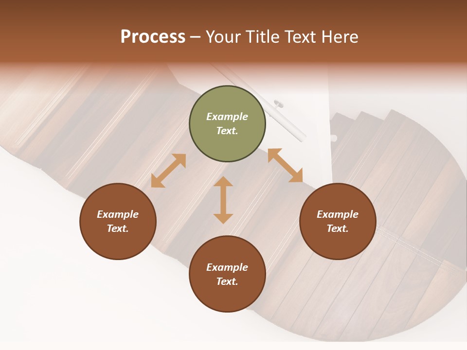 Curve Step Turn PowerPoint Template