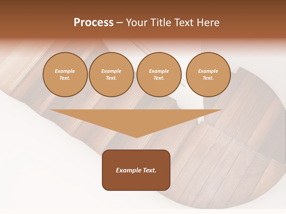 Curve Step Turn PowerPoint Template