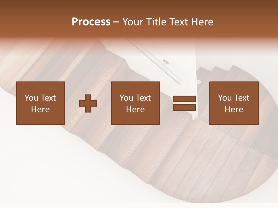 Curve Step Turn PowerPoint Template