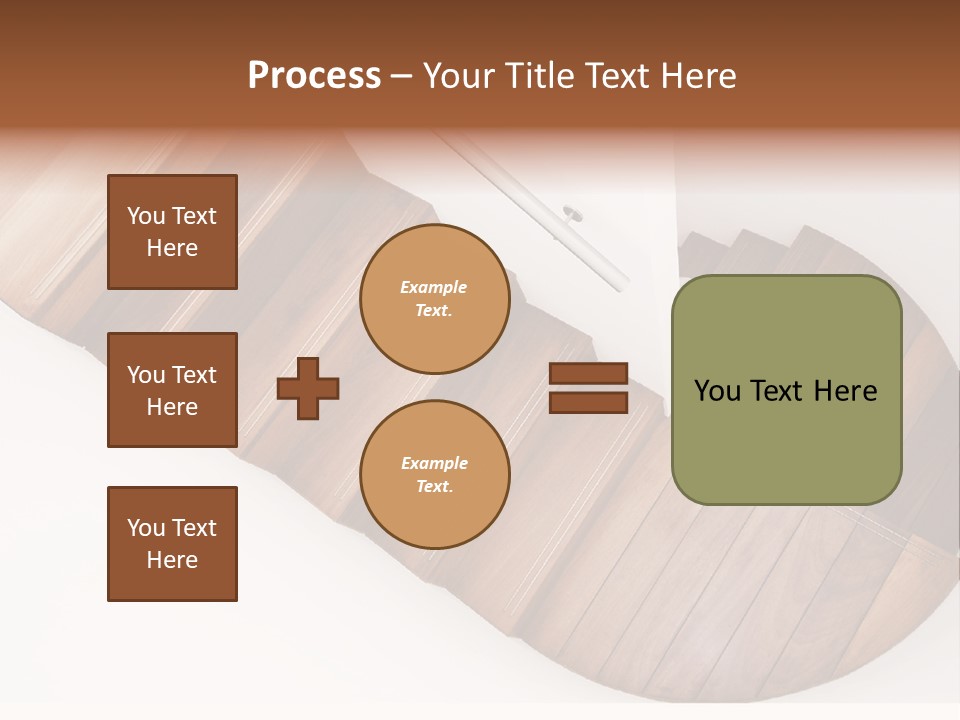 Curve Step Turn PowerPoint Template