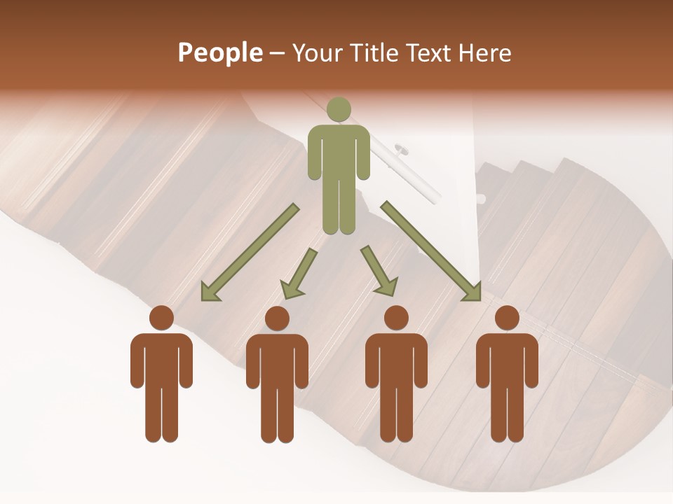 Curve Step Turn PowerPoint Template