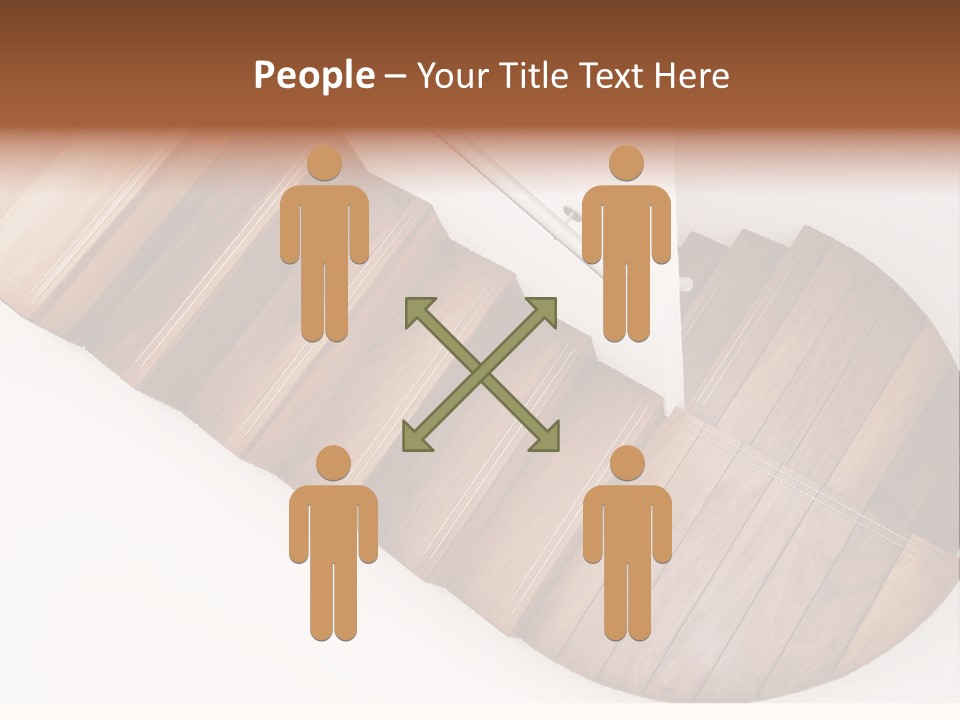 Curve Step Turn PowerPoint Template