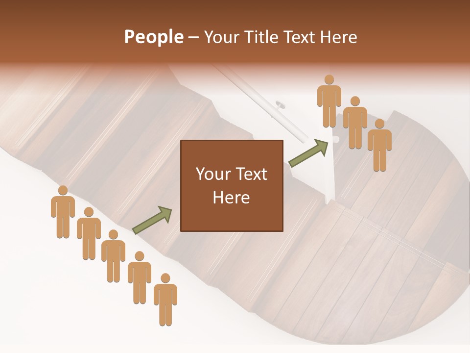 Curve Step Turn PowerPoint Template