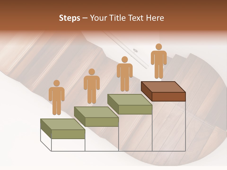 Curve Step Turn PowerPoint Template
