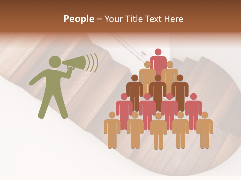 Curve Step Turn PowerPoint Template