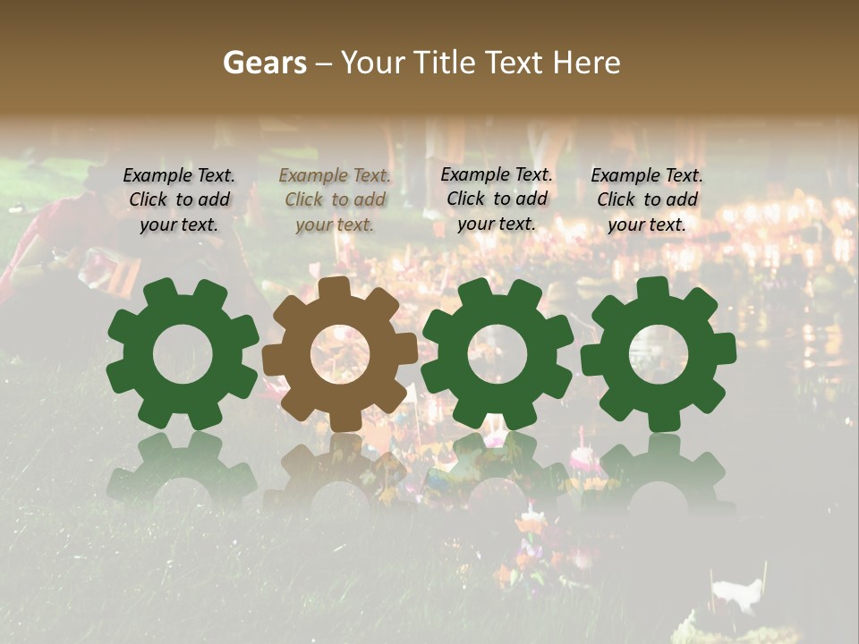 Workgroup Network Connected PowerPoint Template