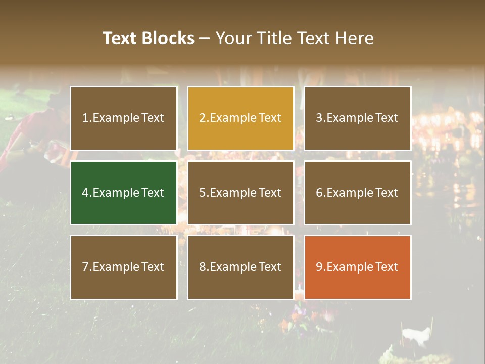 Workgroup Network Connected PowerPoint Template