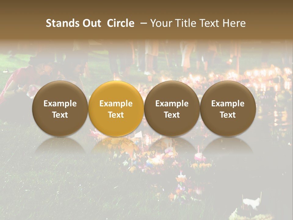 Workgroup Network Connected PowerPoint Template