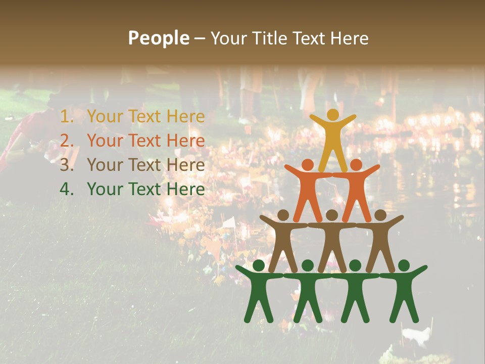 Workgroup Network Connected PowerPoint Template